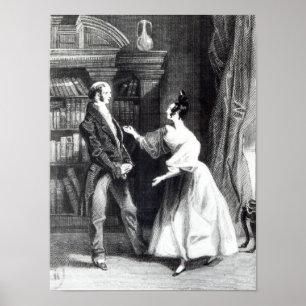 Poster Ela então lhe disse o que Darcy tinha voluntariame