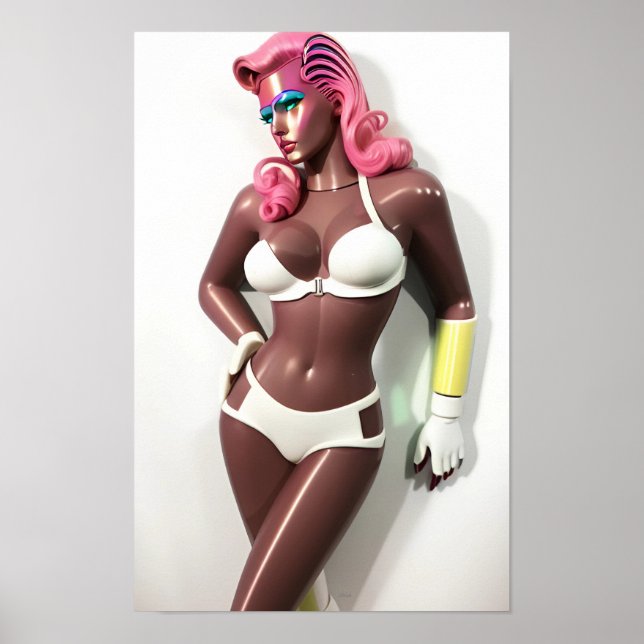 Poster Ela Era Plástica Como Os Meus Sentimentos Ken Gage (Frente)