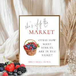 Poster Ela está fora do mercado Adivinha Quantos Chás de 