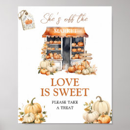 Poster Ela está fora do mercado Pumpkin Amor é doce