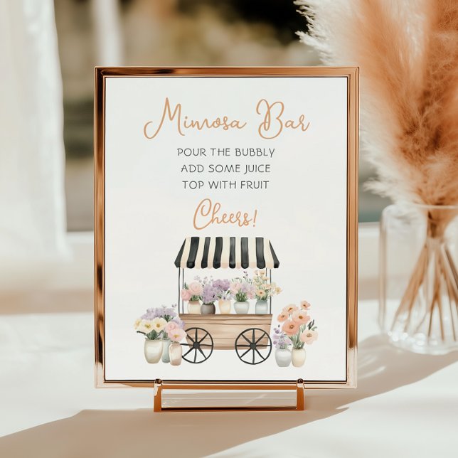 Poster Ela Está Fresca Do Bar de Mimosa Do Mercado (Criador carregado)