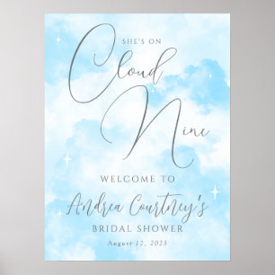 Poster Ela está no nono céu Sonho Azul Chá de Noiva