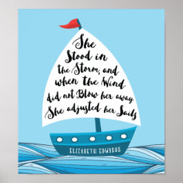 Pôster Ela ficou na tempestade