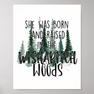 Poster Ela nasceu e cresceu em Wisha Woods Camper