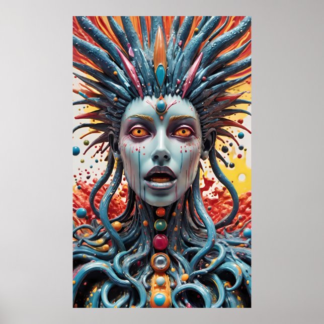 Poster Ela Pegou Alguém Esfregando Seu Botão De Pânico (Frente)