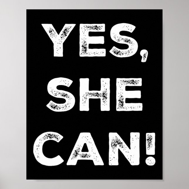 Poster Ela Pode Kamala Harris Dnc Slogan Presidente 2024 (Frente)