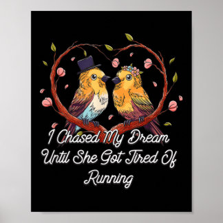 Poster Ela se cansou de correr proposta de casamento noiv