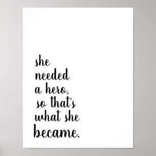 Poster Ela se tornou um herói