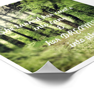 Poster Ela transformou a caneta dela em latas