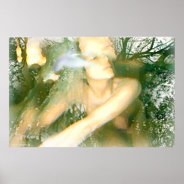 Pôster Ela Traz Paz por Gregory Gallo (Frente)