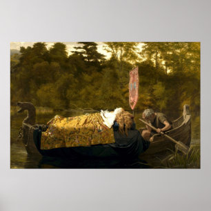 Poster Elaine por Sophie Anderson