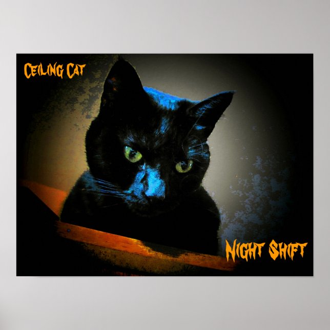 Poster Ele ainda está te observando à noite (Frente)