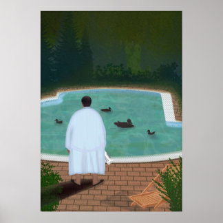 Poster Ele com aqueles patos