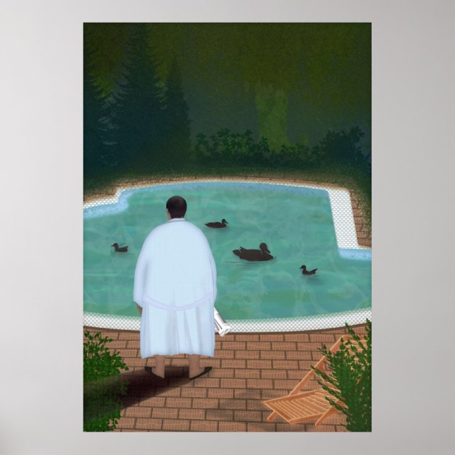 Poster Ele com aqueles patos (Frente)