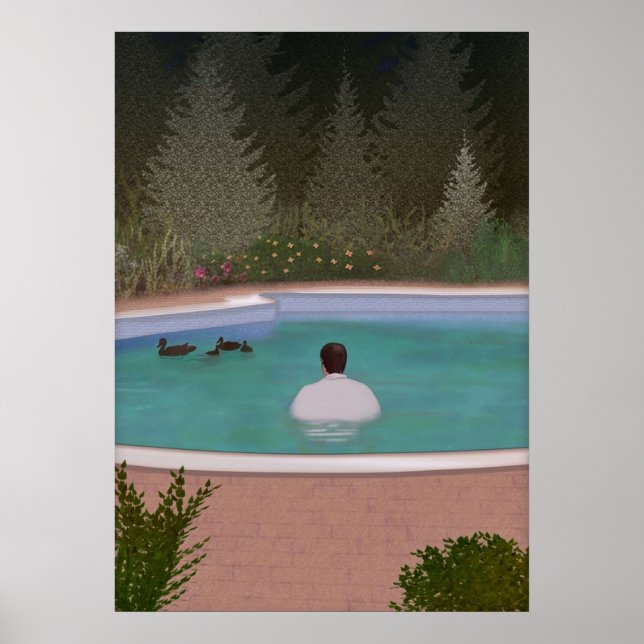 Poster Ele com aqueles patos (Frente)