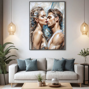 Pôster Ele e Ela: Conexão Minimalista