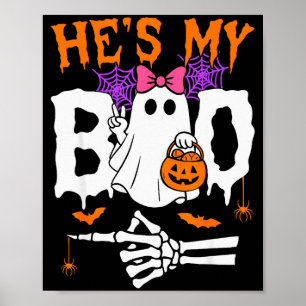 Poster Ele é meu amor Casal Combinando Casais de Hallowee