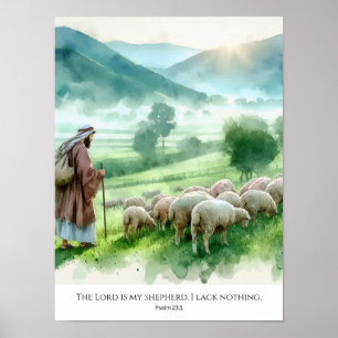 Poster Ele é o meu Pastor.