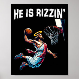 Poster Ele É Rizzin Jesus Bysketll Páscoa Para Crianças H