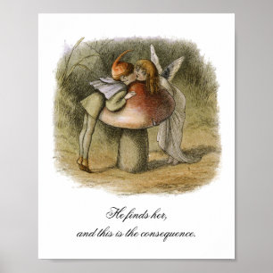 Poster Ele Encontra Seu Dia de os namorados Romântico De