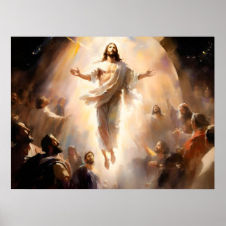 Poster Ele Está Risado, Jesus Ascende Ao Céu