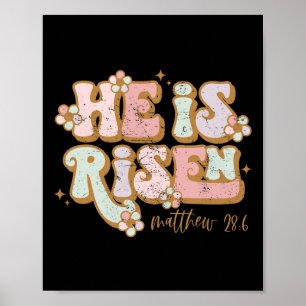Poster Ele Está Risado Jesus Crianças Felzs pascoa Cristã
