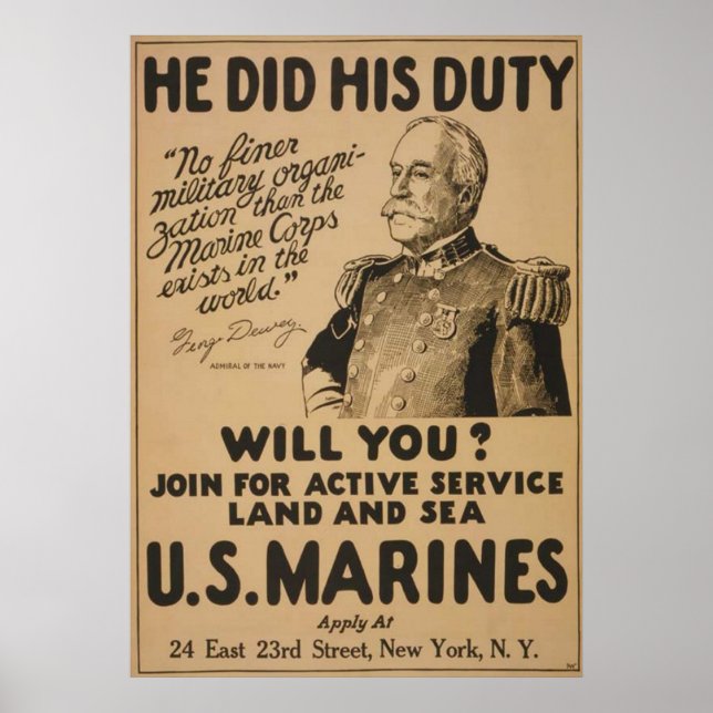 Poster Ele Fez O Seu Dever. (Frente)