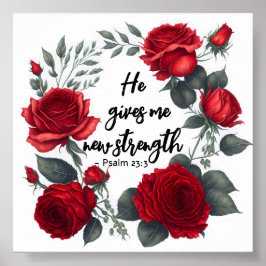 Poster Ele Me Dá Uma Nova Força