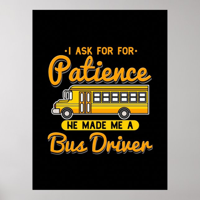 Poster Ele Me Fez Um Motorista De Ônibus (Frente)