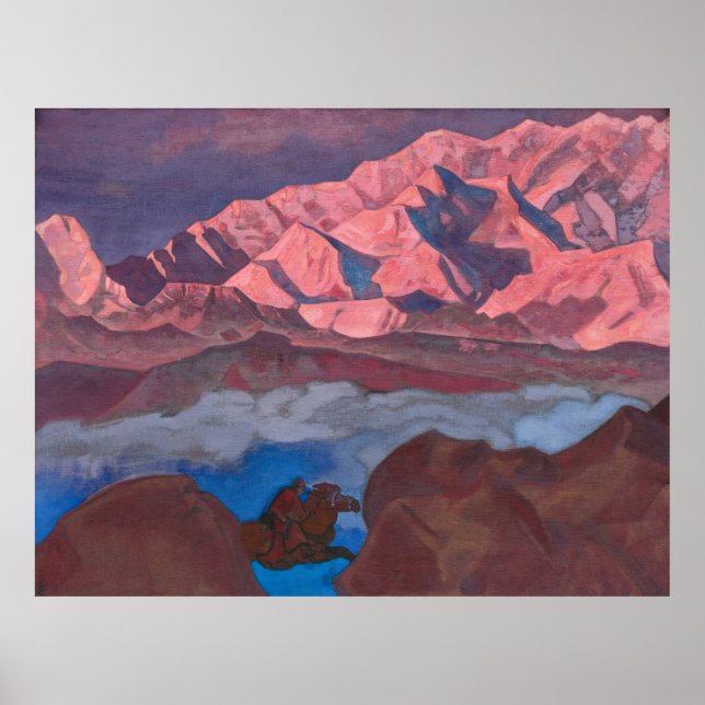 Poster Ele que se hospeda por Nicholas Roerich (Frente)