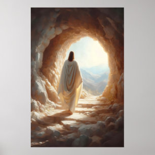 Poster Ele Ressuscitou Cristo Ressurreição Pintura de Pás