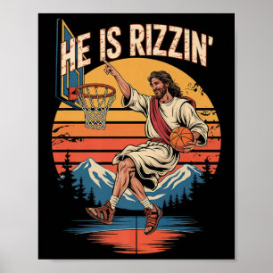 Poster Ele Ressuscitou Rizzin Páscoa Fé Cristã Jesus Ba