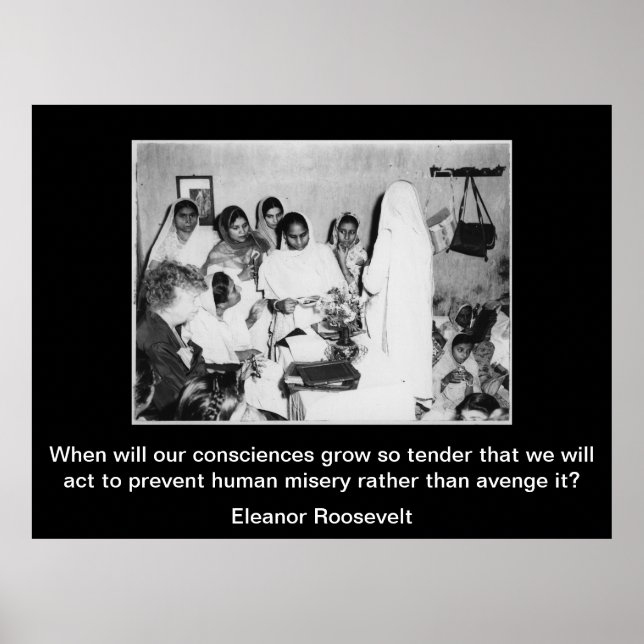 Poster Eleanor Roosevelt sabedoria (Frente)