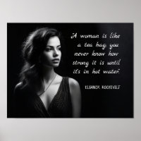 Eleanor Roosevelt "sobre mulheres fortes"