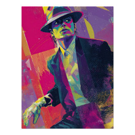 Pôster Electric Thriller Noir