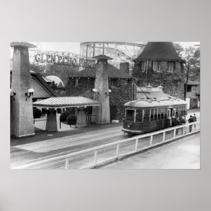 Poster Eléctrico de John da cabine, os anos 30