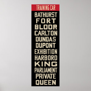 Pôster Eléctrico Rollsign do PCC (IKEA molda feito sob