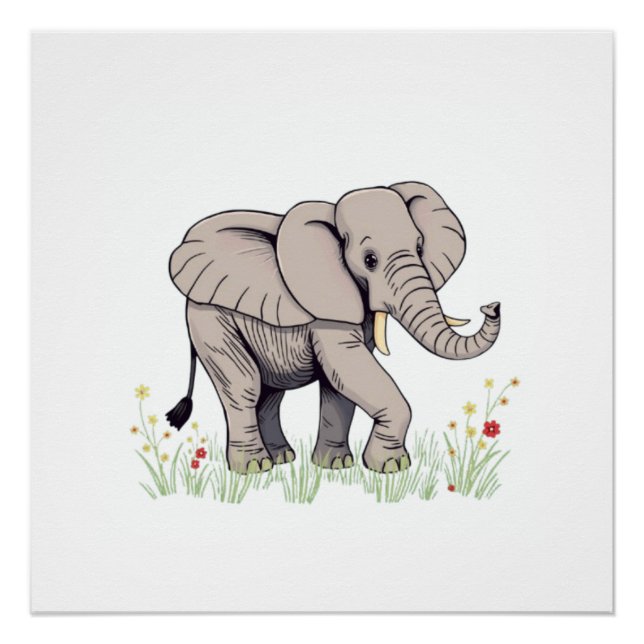 Pôster Elefante (Frente)