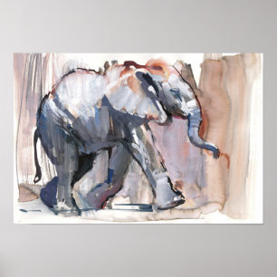 Poster Elefante 2012 do bebê