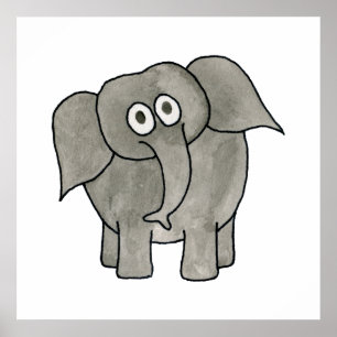 Poster Elefante africano