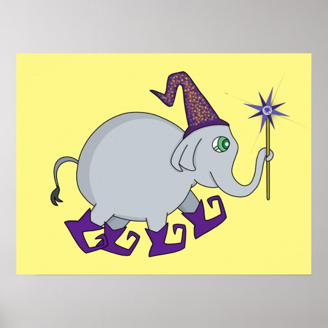Poster Elefante Assistente (Frente)