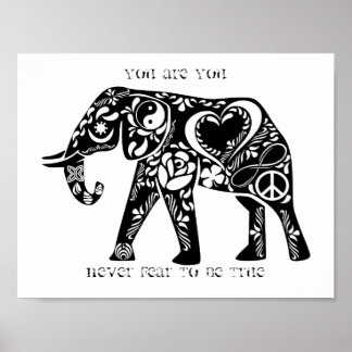 Poster Elefante da Paz