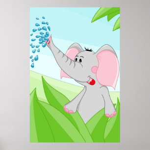 Pôster Elefante de África