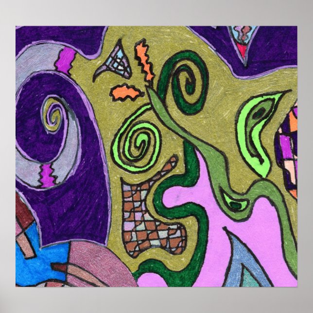 Pôster Elefante Dourado (Frente)