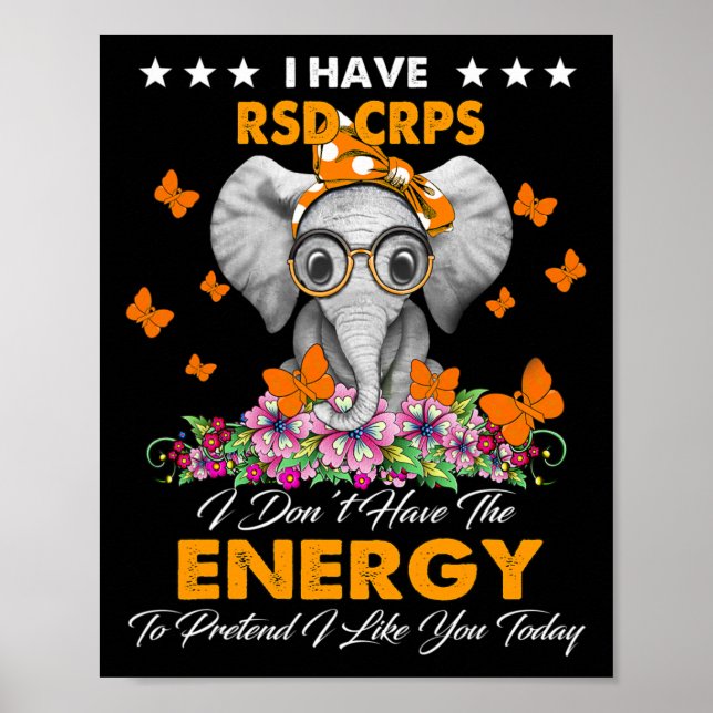 Poster Elefante Eu Tenho Presentes de Consciência RSD CRP (Frente)