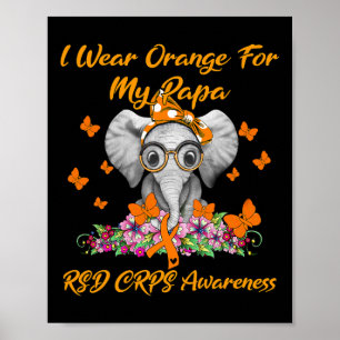 Poster Elefante Eu Visto Laranja Para Meu Papa Rsd Crps A