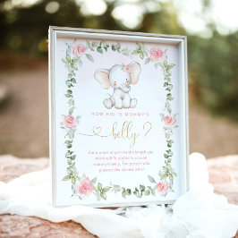 Poster Elefante Eucalyptus de tamanho é jogo de barriga d