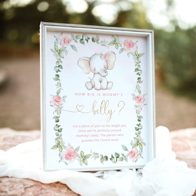 Poster Elefante Eucalyptus de tamanho é jogo de barriga d (Criador carregado)