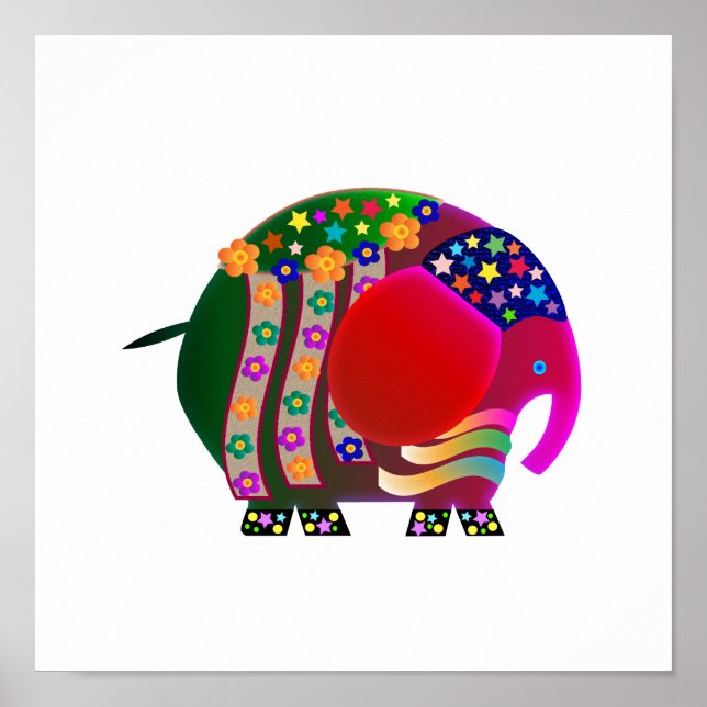 Pôster Elefante: Festa do Partido (Frente)