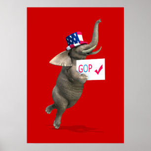 Poster Elefante GOP
